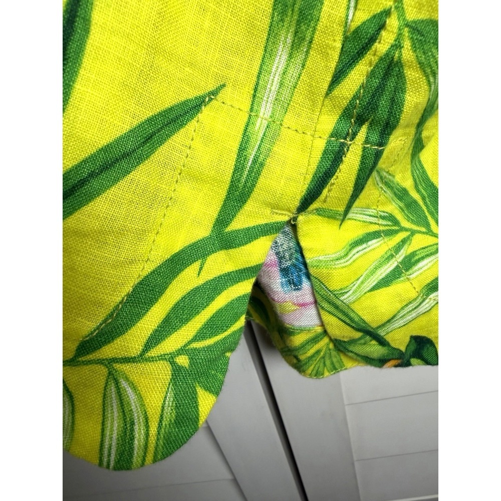 Tommy Bahama Humming A Bloom Tropical Floral Linen Skirt Women's Size Large - Picture 4 of 8